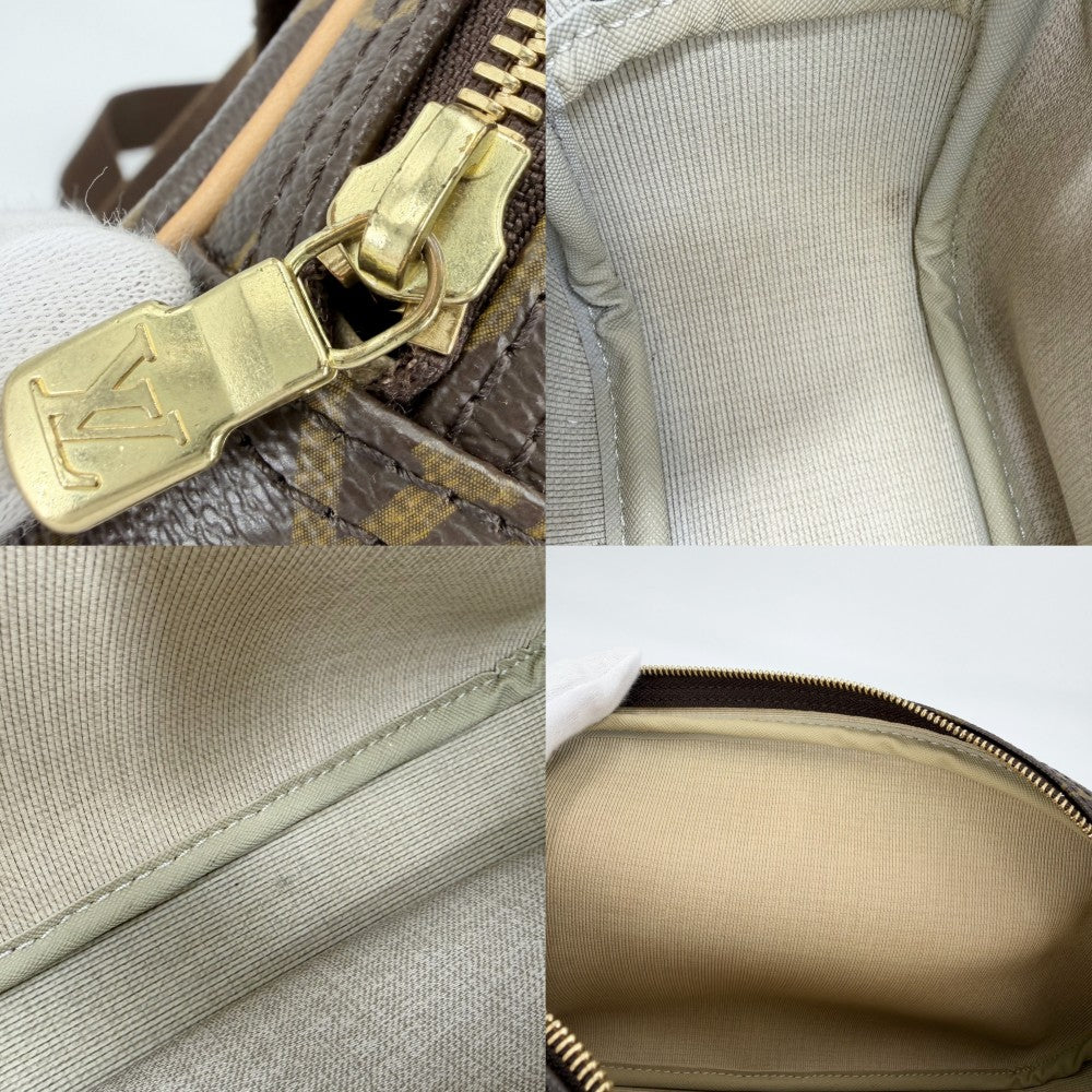 LOUIS VUITTON ルイヴィトン ショルダーバッグ リポーターPM M45254 モノグラムキャンバス ブラウン 茶 ゴールド金具 レディース【中古品】