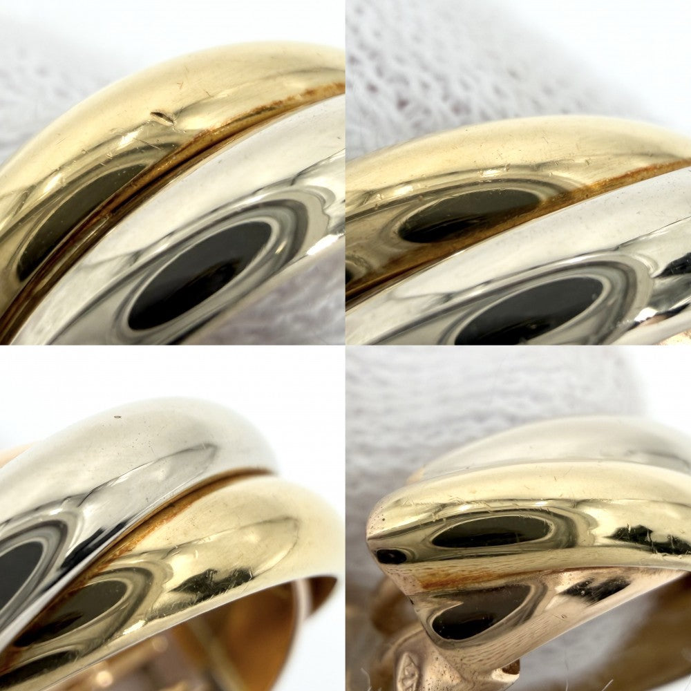 CARTIER カルティエ イヤリング トリニティ アクセサリー ジュエリー 18金YG/PG/WG Au750 K18イエローゴールド K18ピンクゴールド K18ホワイトゴールド レディース 約13.4g【中古品】