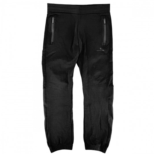 MONCLER モンクレール パンツ スウェット PANTALONE ボトムス アパレル 服 M G20918H00004 ブラック　 コットン メンズ【中古品】