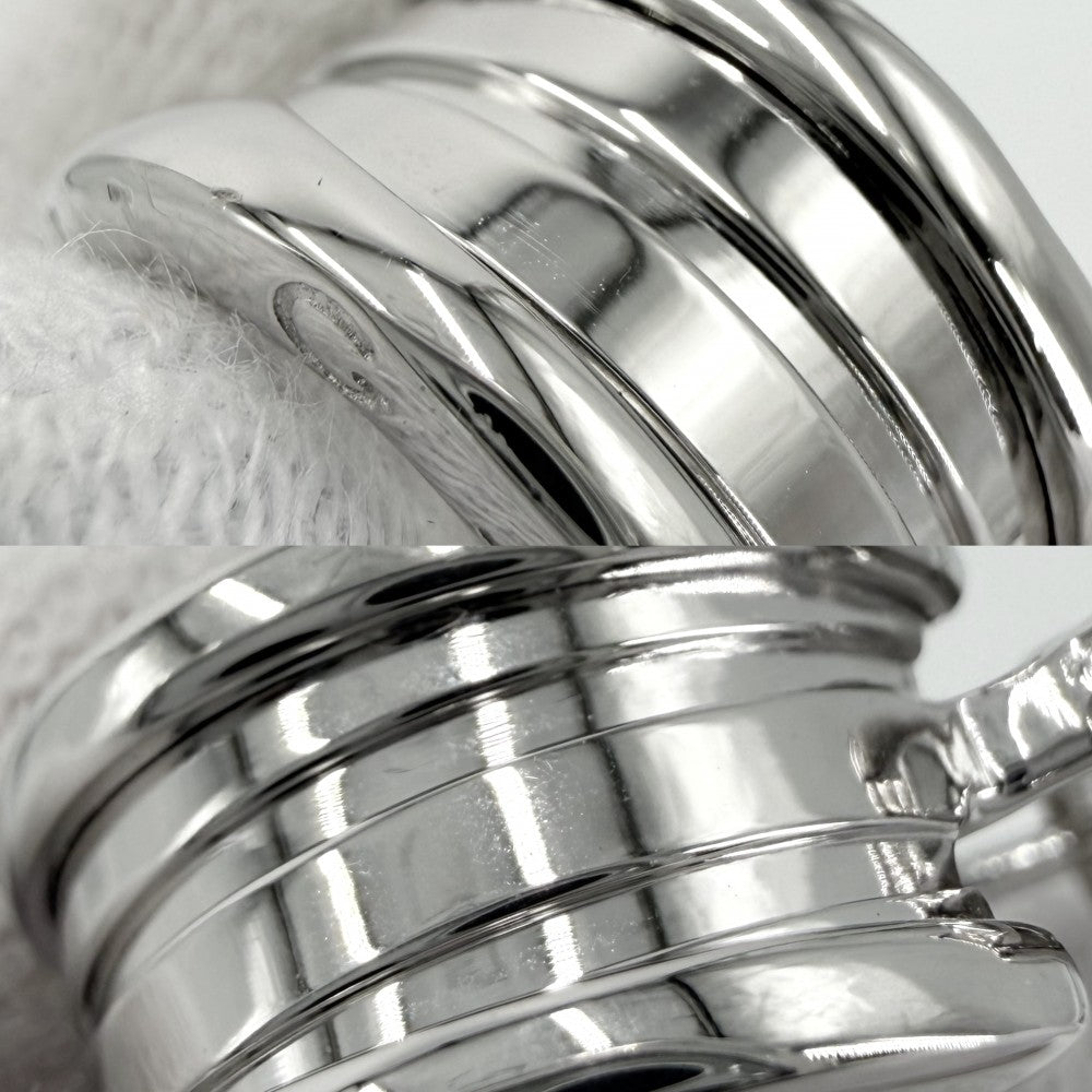 BVLGARI ブルガリ ピアス ビーゼロワン ジュエリー B-zero1 アクセサリー 18金WG Au750 K18ホワイトゴールド レディース 約13.3g【中古品】