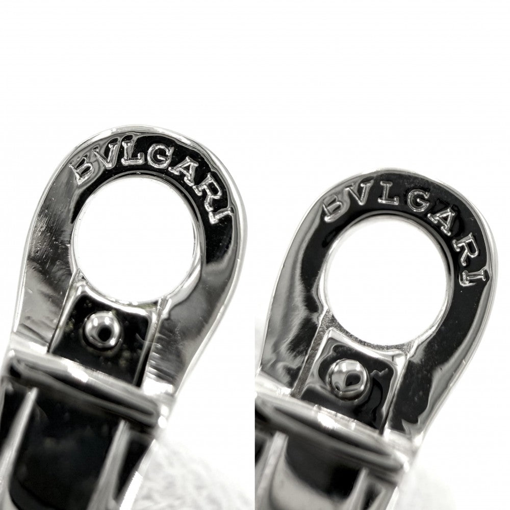 BVLGARI ブルガリ ピアス ビーゼロワン ジュエリー B-zero1 アクセサリー 18金WG Au750 K18ホワイトゴールド レディース 約13.3g【中古品】