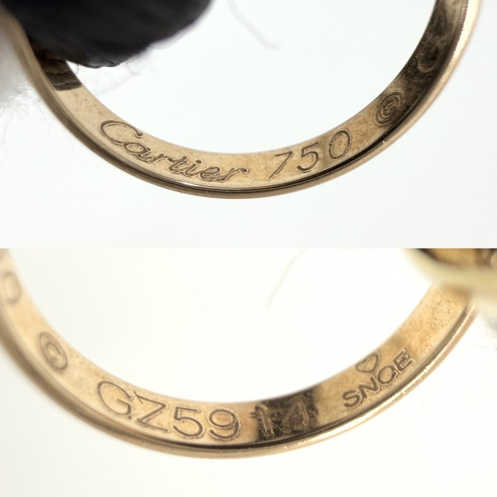 CARTIER カルティエ ブレスレット スリーカラー トリニティ アクセサリー ジュエリー Au750 18金YG WG PG K18イエローゴールド K18ホワイトゴールド K18ピンクゴールド ブラック 黒 レディース 約3.0g【中古品】