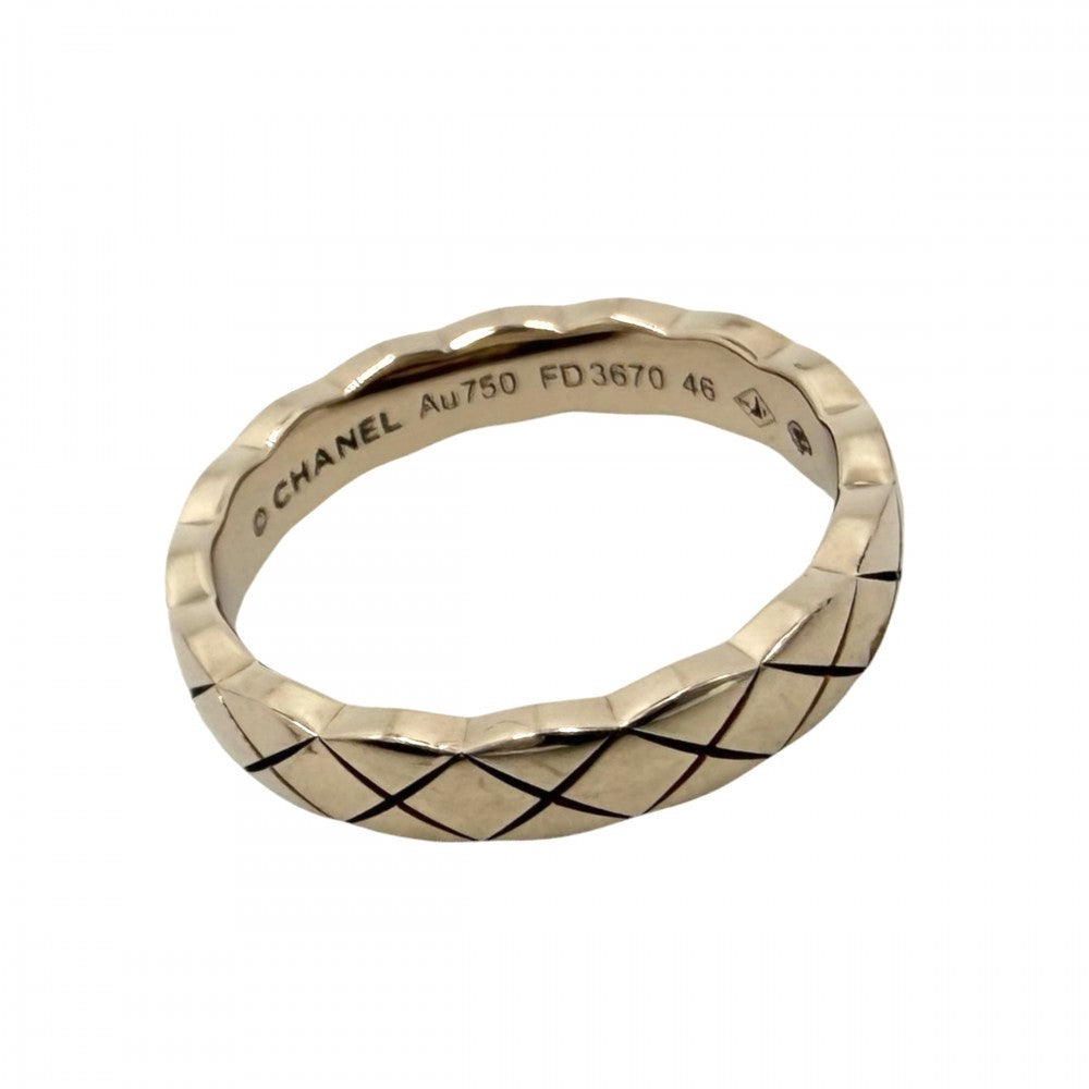 CHANEL シャネル 指輪 ココクラッシュ リング ミニ ジュエリー アクセサリー 18金PG Au750 サイズ46 K18ピンクゴールド 約6号 J11785 レディース 約3.5g【中古品】