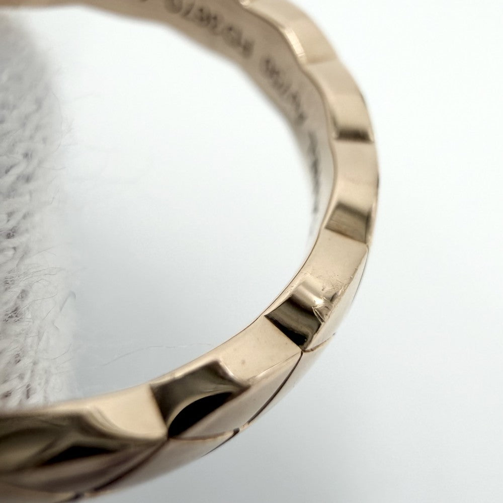 CHANEL シャネル 指輪 ココクラッシュ リング ミニ ジュエリー アクセサリー 18金PG Au750 サイズ46 K18ピンクゴールド 約6号 J11785 レディース 約3.5g【中古品】