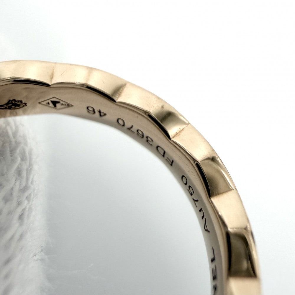 CHANEL シャネル 指輪 ココクラッシュ リング ミニ ジュエリー アクセサリー 18金PG Au750 サイズ46 K18ピンクゴールド 約6号 J11785 レディース 約3.5g【中古品】
