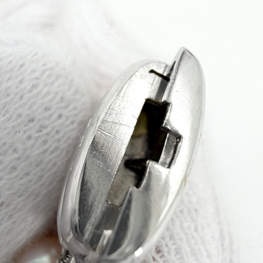 TASAKI タサキ ネックレス 3連 ジュエリー アクセサリー 18金WG Au750 K18ホワイトゴールド パール約0.5mm ピンク系 シルバー金具 レディース 約44.6g【中古品】