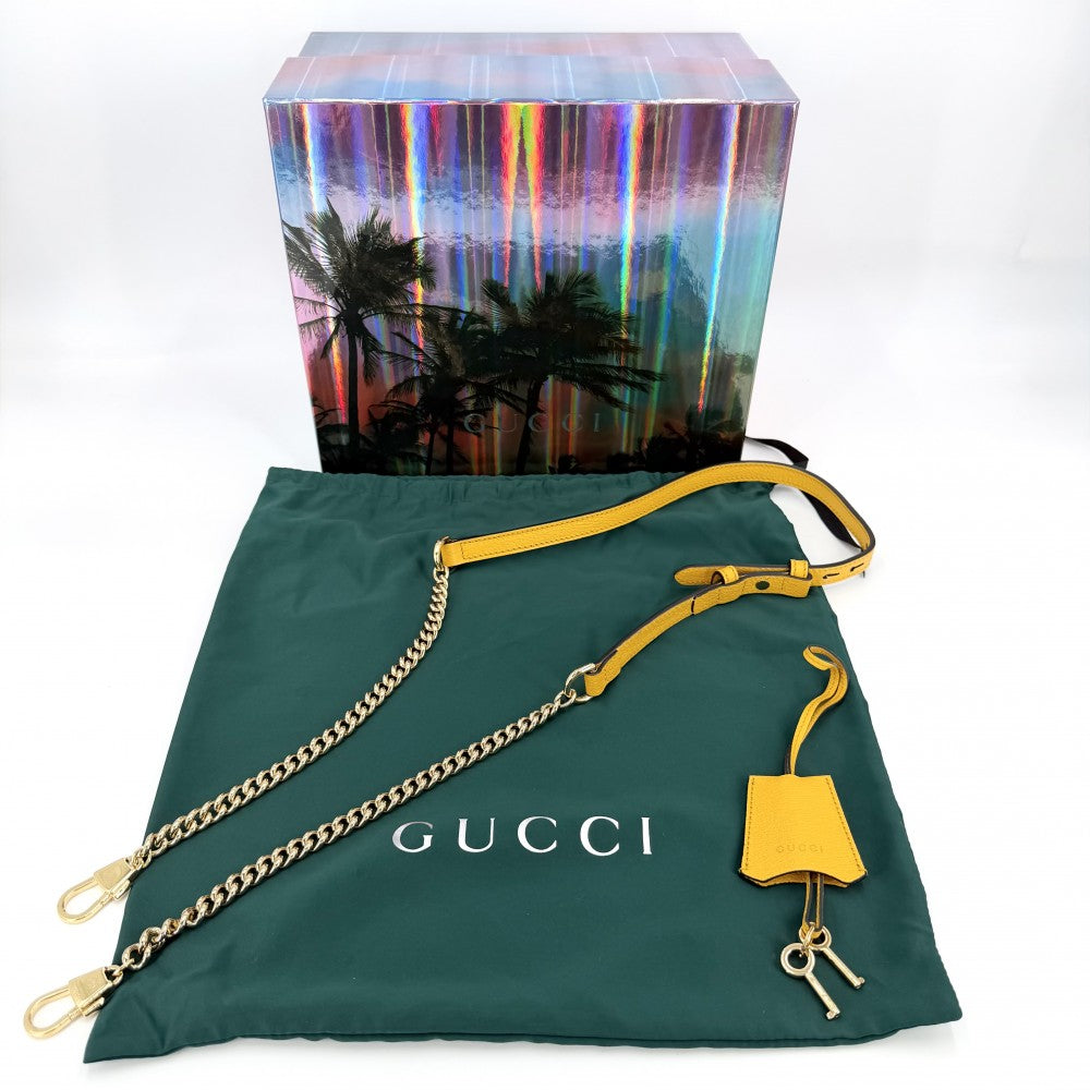 GUCCI グッチ 2WAY GGフローラ バンブー ハンドバック ショルダーバッグ 花 蝶 603221 GGスプリームキャンバス レザー ブラウン 茶 マルチカラー ゴールド金具 レディース【中古品】