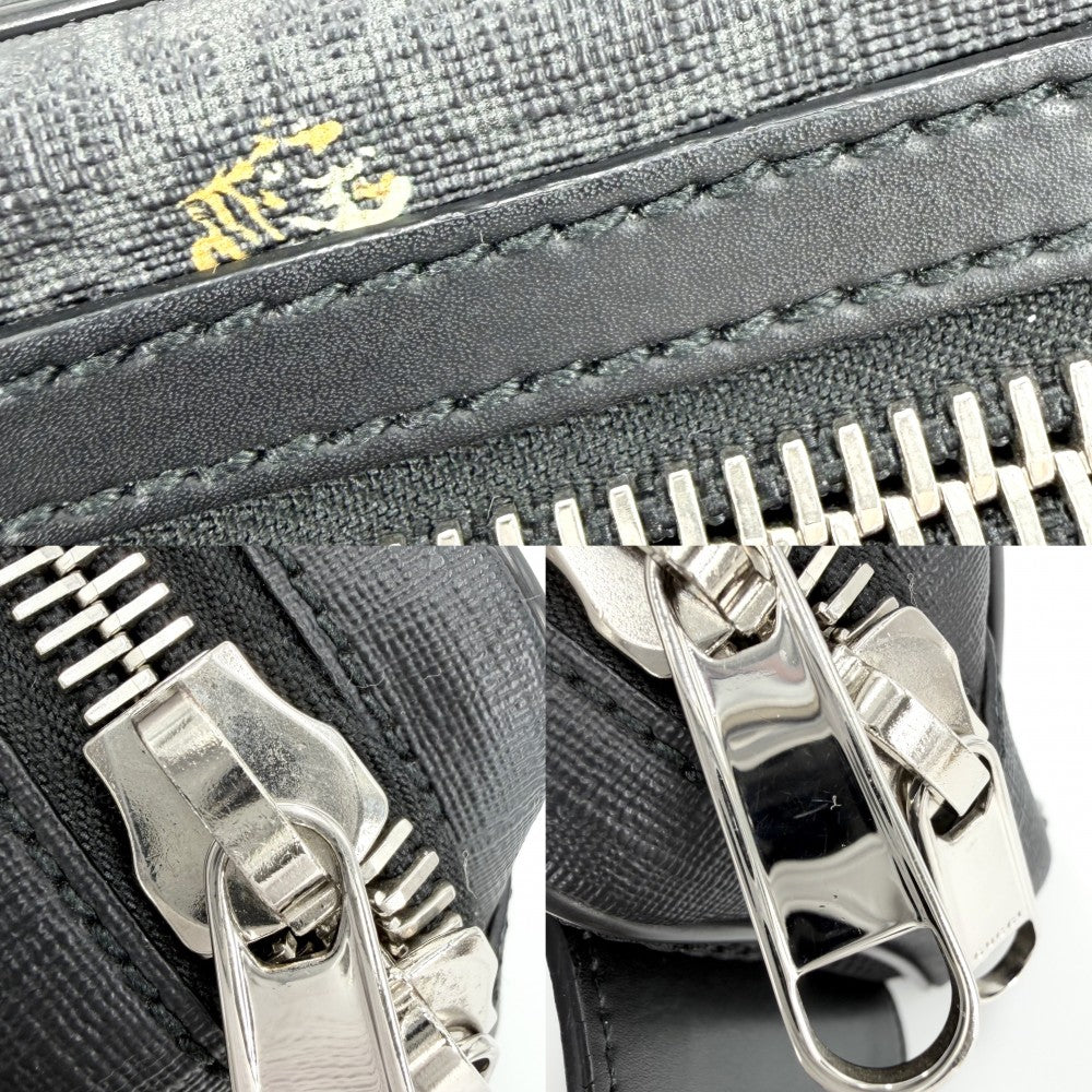 GUCCI グッチ ウエストバッグ タイガー ベルトバッグ ボディバッグ ウェブストライプ 小さめ 虎 474293 GGスプリームキャンバス レザー ブラック 黒 シルバー金具 メンズ【中古品】