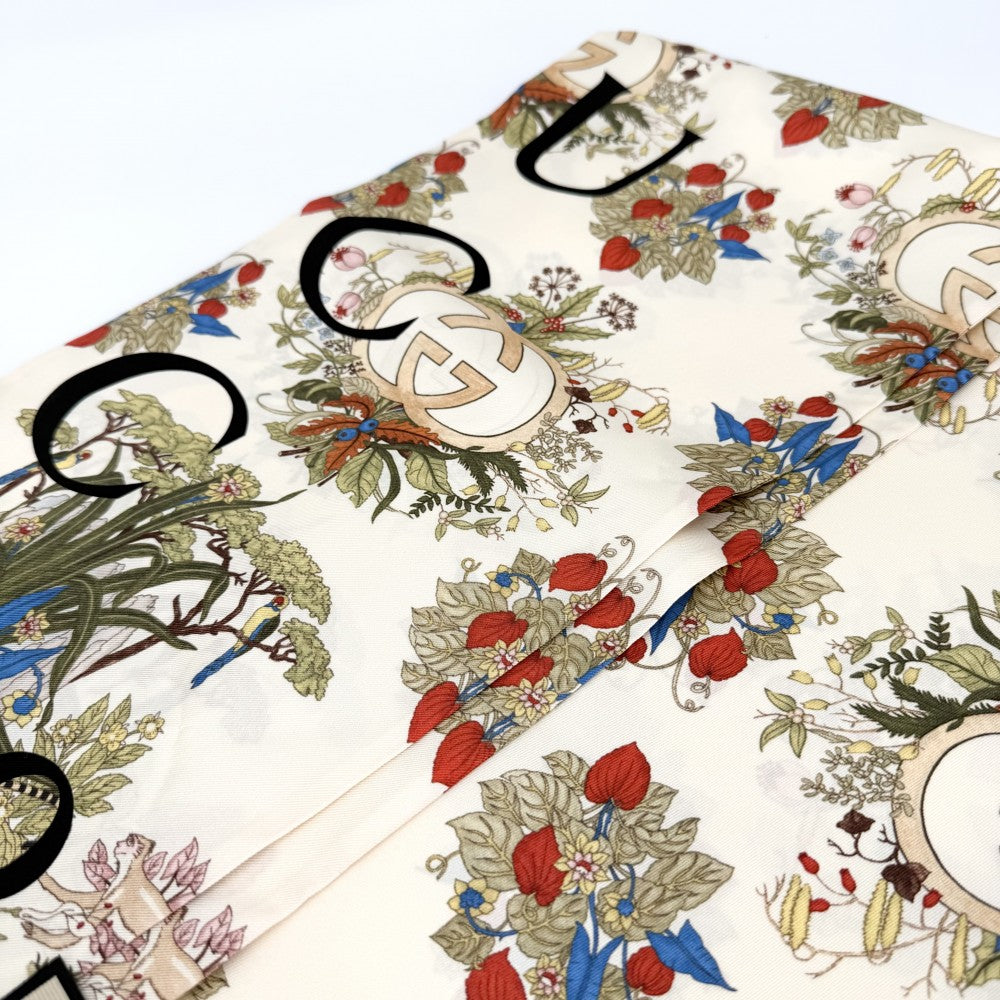 GUCCI グッチ ストール 100周年記念 花柄 大判スカーフ ファッション