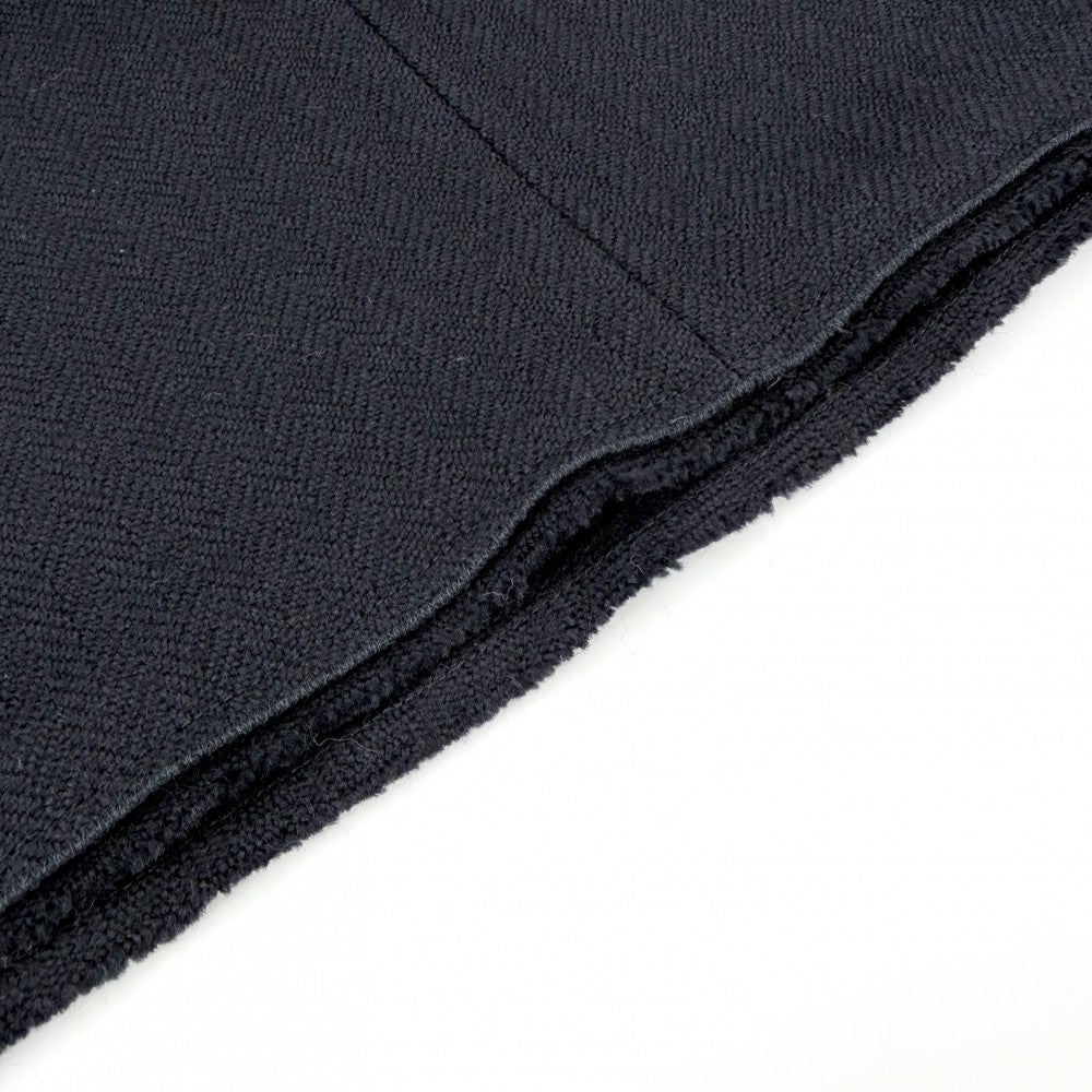 PRADA プラダ スカート リボン ミディスカート ボトムス 服 アパレル 36 ネイビー 紺 ウール レディース【中古品】