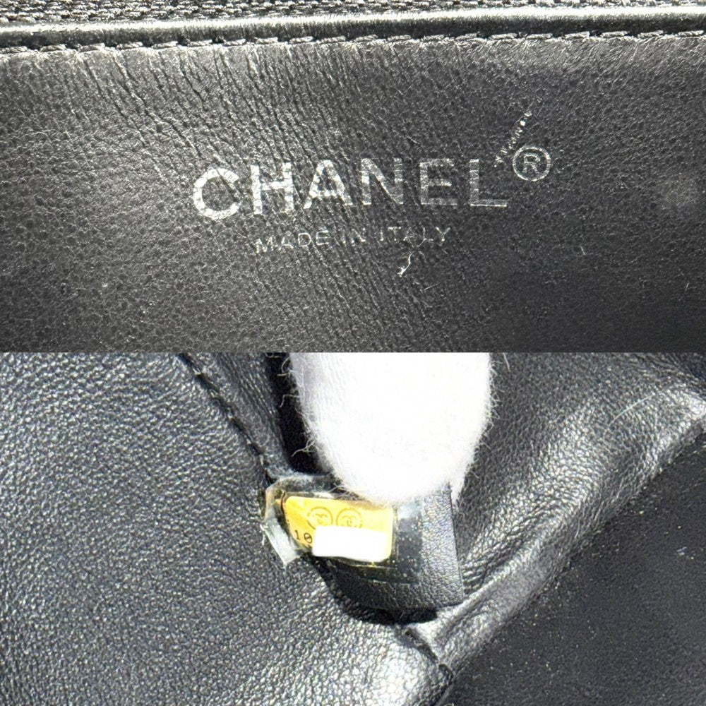 CHANEL シャネル ハンドバッグ マトラッセ 復刻トート トートバッグ ココマーク キャビアスキン ブラック 黒 シルバー金具 レディース【中古品】