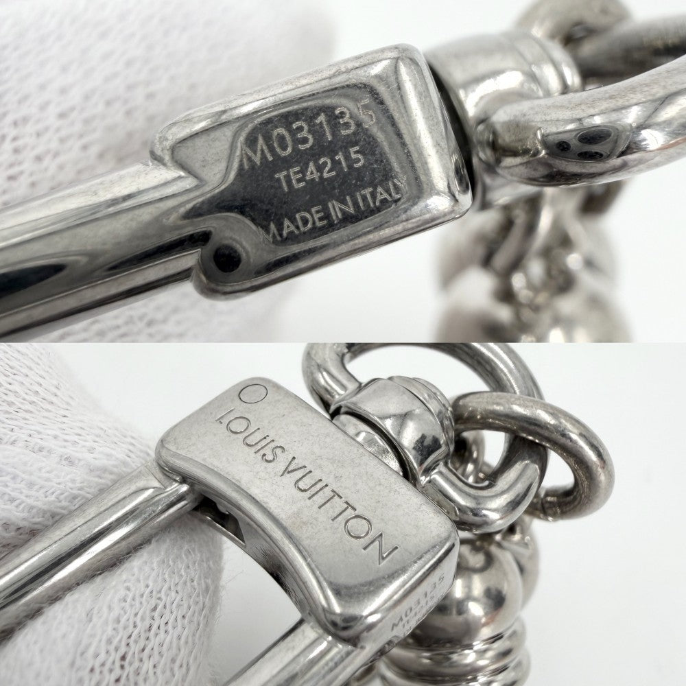 LOUIS VUITTON ルイヴィトン ファッション雑貨 チェーンベルト・ロカビリー バッグチャーム LVフラワー ファッションアイテム M03135 メンズ 約145.9g【中古品】