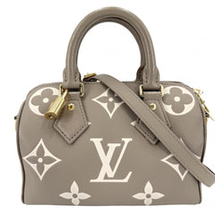 LOUIS VUITTON ルイヴィトン 2WAY バイカラ―モノグラムアンプラント スピーディバンドリエール20 ミニハンドバッグ ショルダーバッグ M46575 トゥルトレールグレー クリーム ゴールド金具 レディース【中古品】