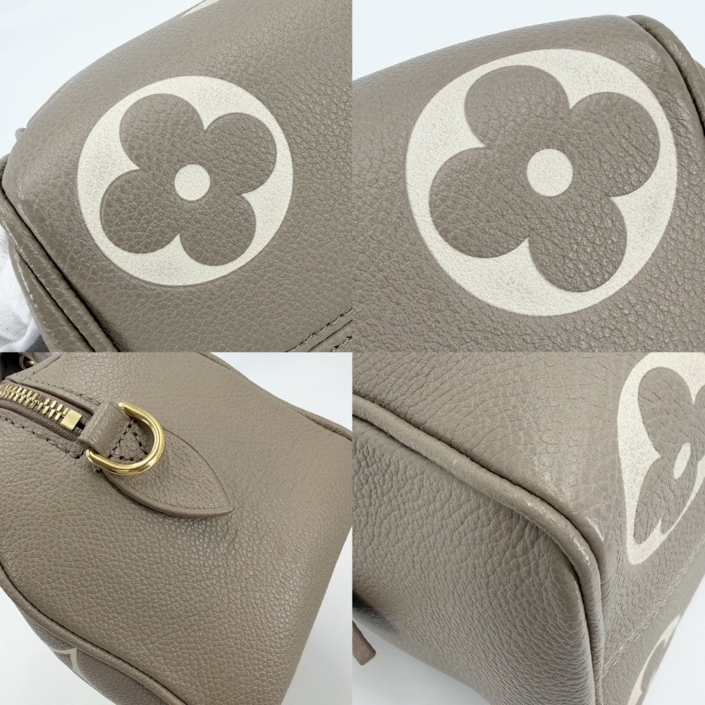 LOUIS VUITTON ルイヴィトン 2WAY バイカラ―モノグラムアンプラント スピーディバンドリエール20 ミニハンドバッグ ショルダーバッグ M46575 トゥルトレールグレー クリーム ゴールド金具 レディース【中古品】