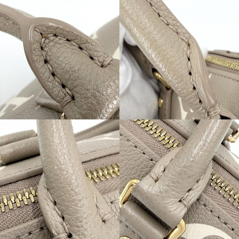 LOUIS VUITTON ルイヴィトン 2WAY バイカラ―モノグラムアンプラント スピーディバンドリエール20 ミニハンドバッグ ショルダーバッグ M46575 トゥルトレールグレー クリーム ゴールド金具 レディース【中古品】