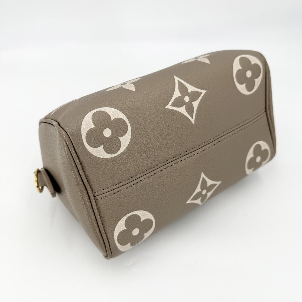 LOUIS VUITTON ルイヴィトン 2WAY バイカラ―モノグラムアンプラント スピーディバンドリエール20 ミニハンドバッグ ショルダーバッグ M46575 トゥルトレールグレー クリーム ゴールド金具 レディース【中古品】