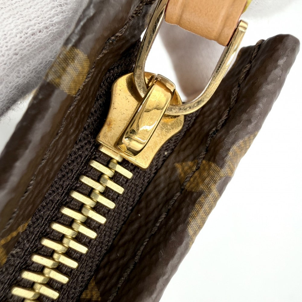 LOUIS VUITTON ルイヴィトン ショルダーバッグ モノグラム トイレタリーポーチ オンチェーン クラッチバッグ チェーンショルダー M81412 ブラウン 茶 ゴールド金具 レディース【中古品】