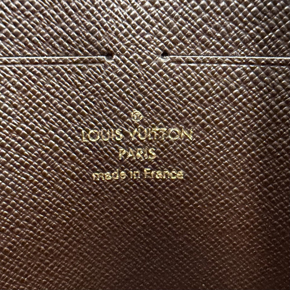 LOUIS VUITTON ルイヴィトン ショルダーバッグ モノグラム トイレタリーポーチ オンチェーン クラッチバッグ チェーンショルダー M81412 ブラウン 茶 ゴールド金具 レディース【中古品】