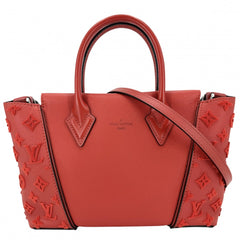 LOUIS VUITTON ルイヴィトン 2WAY モノグラムタフタージュ ヴェールトートＷ ハンドバッグ ショルダーバッグ かばん 鞄 M94640 レッド 赤 シルバー金具 レディース【中古品】
