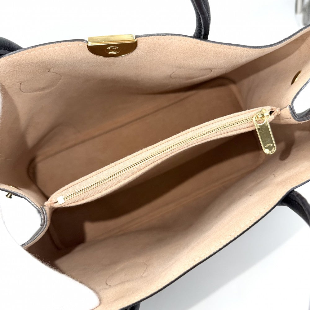 LOUIS VUITTON ルイヴィトン 2WAY モノグラム フランドリン トートバッグ ショルダーバッグ ハンドバッグ かばん 鞄 M41595 ブラウン 茶 ブラック 黒 ゴールド金具 レディース【中古品】
