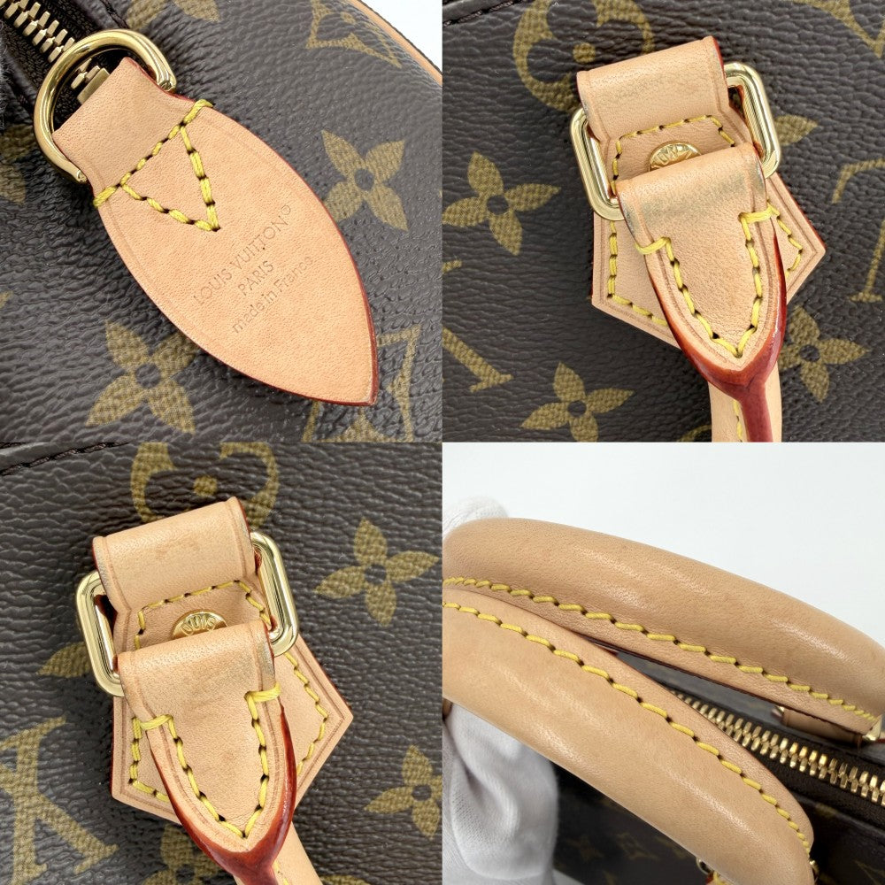 LOUIS VUITTON ルイヴィトン 2WAY モノグラム スピーディバンドリエール20 ハンドバッグ ショルダーバッグ 鞄 かばん M46222 ブラウン 茶 ゴールド金具 レディース【中古品】