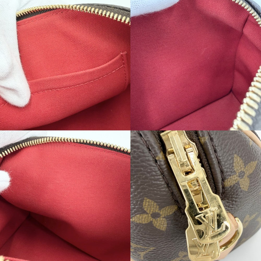 LOUIS VUITTON ルイヴィトン 2WAY モノグラム スピーディバンドリエール20 ハンドバッグ ショルダーバッグ 鞄 かばん M46222 ブラウン 茶 ゴールド金具 レディース【中古品】