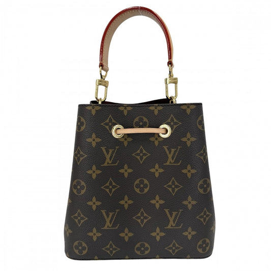 LOUIS VUITTON ルイヴィトン 2WAY ネオノエBB ショルダーバッグ ハンドバッグ 鞄 かばん M46581 モノグラムキャンバス ブラウン 茶 ゴールド金具 レディース【中古品】