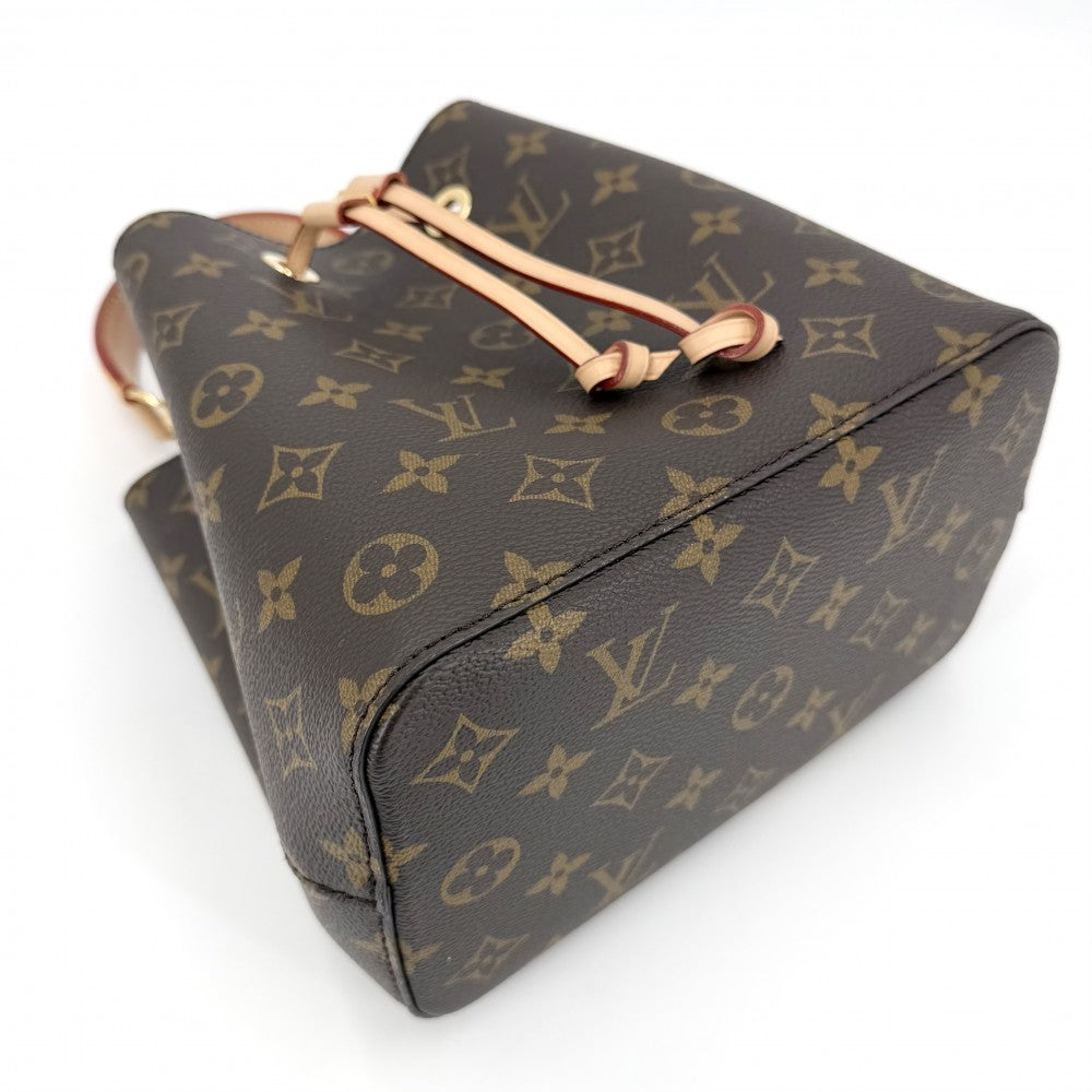 LOUIS VUITTON ルイヴィトン 2WAY ネオノエBB ショルダーバッグ ハンドバッグ 鞄 かばん M46581 モノグラムキャンバス ブラウン 茶 ゴールド金具 レディース【中古品】