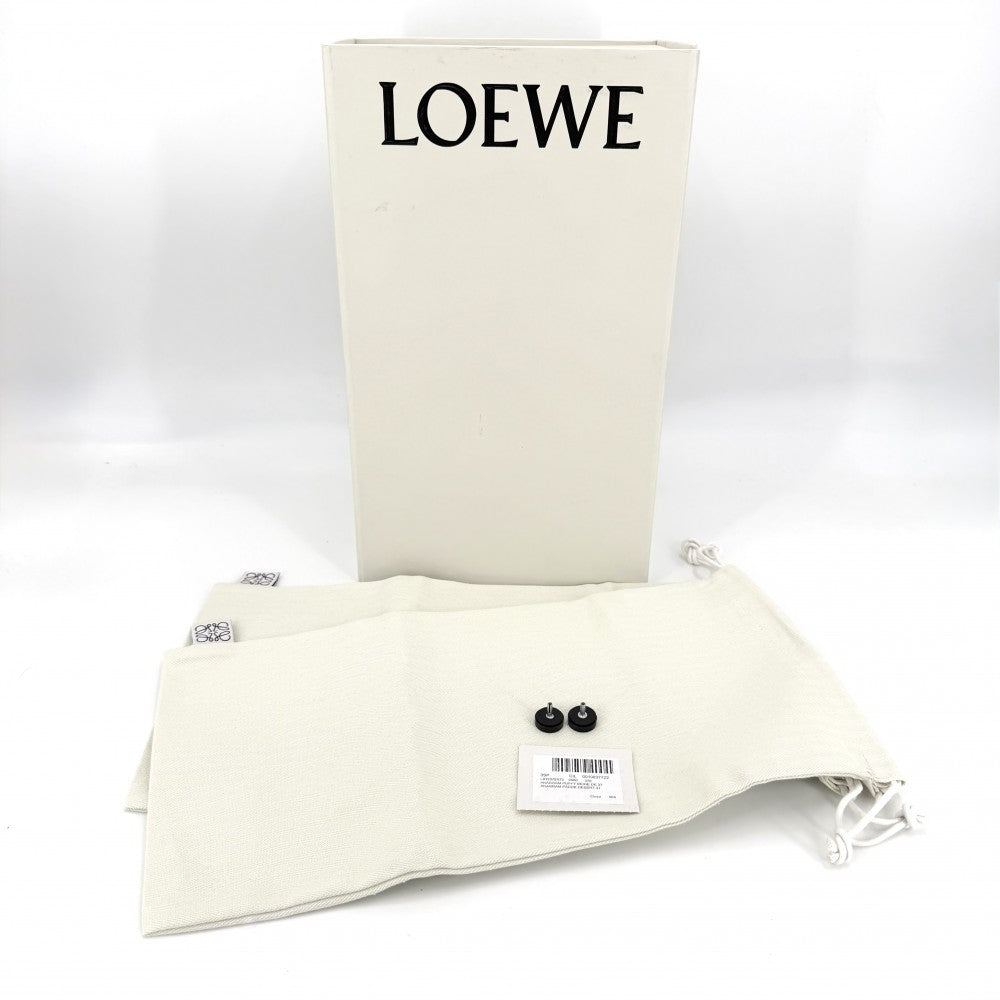 LOEWE ロエベ サンダル アナグラム パデッドスライド 靴 ファッションアイテム 37サイズ 約24cm 春 夏 レザー イエロー系 レディース【中古品】