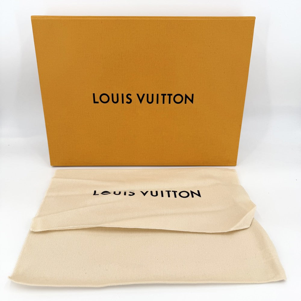 LOUIS VUITTON ルイヴィトン クラッチバッグ モノグラムインク アップサイドダウン ポシェットアポロ セカンドバッグ M62905 ネイビー 紺 オレンジ金具 メンズ【中古品】
