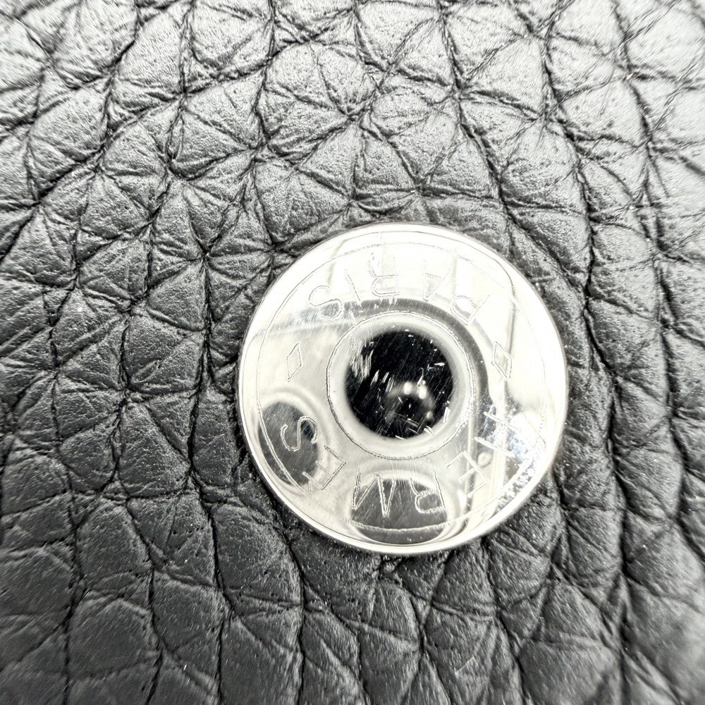 HERMES エルメス 雑貨 ミーズ・エ・ルランス Hエヴリン ヴィドポッシュ トレイ 小物入れ インテリア メンズ レディース B刻印 トリヨンクレマンス ブラック 黒 シルバー金具 ユニセックス 2023年【中古品】