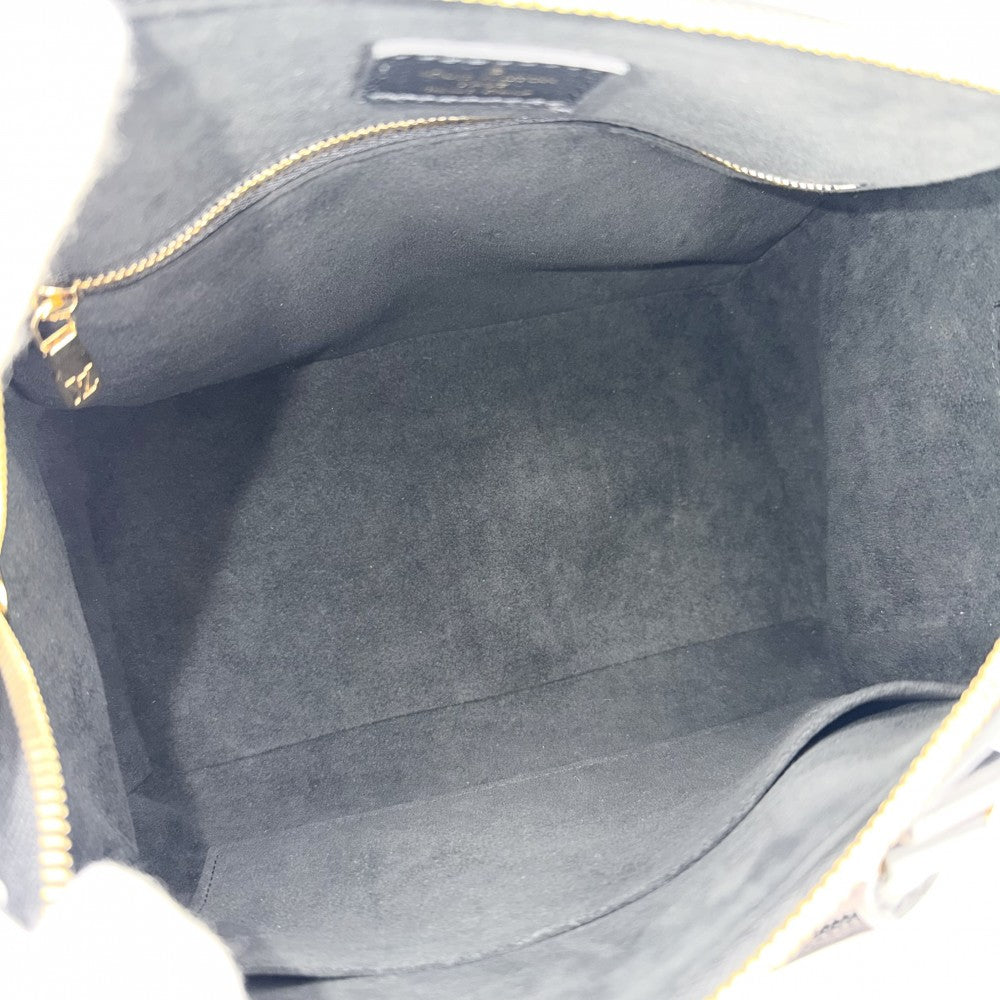 LOUIS VUITTON ルイヴィトン 2WAY モノグラムアンプラント スピーディバンドリエール 25 ハンドバッグ ショルダーバッグ M58951 ブラック 黒 ゴールド金具 レディース【中古品】