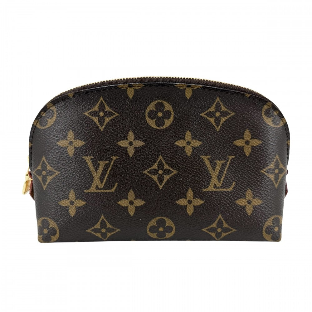 LOUIS VUITTON ルイヴィトン ポーチ モノグラム ポシェットコスメティックPM 化粧ポーチ コスメポーチ 小物入れ ブラウン 茶 M47515 ゴールド金具 レディース【中古品】