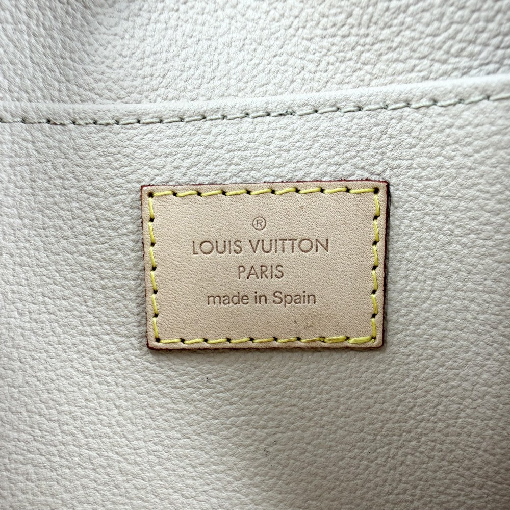 LOUIS VUITTON ルイヴィトン ポーチ モノグラム ポシェットコスメティックPM 化粧ポーチ コスメポーチ 小物入れ ブラウン 茶 M47515 ゴールド金具 レディース【中古品】