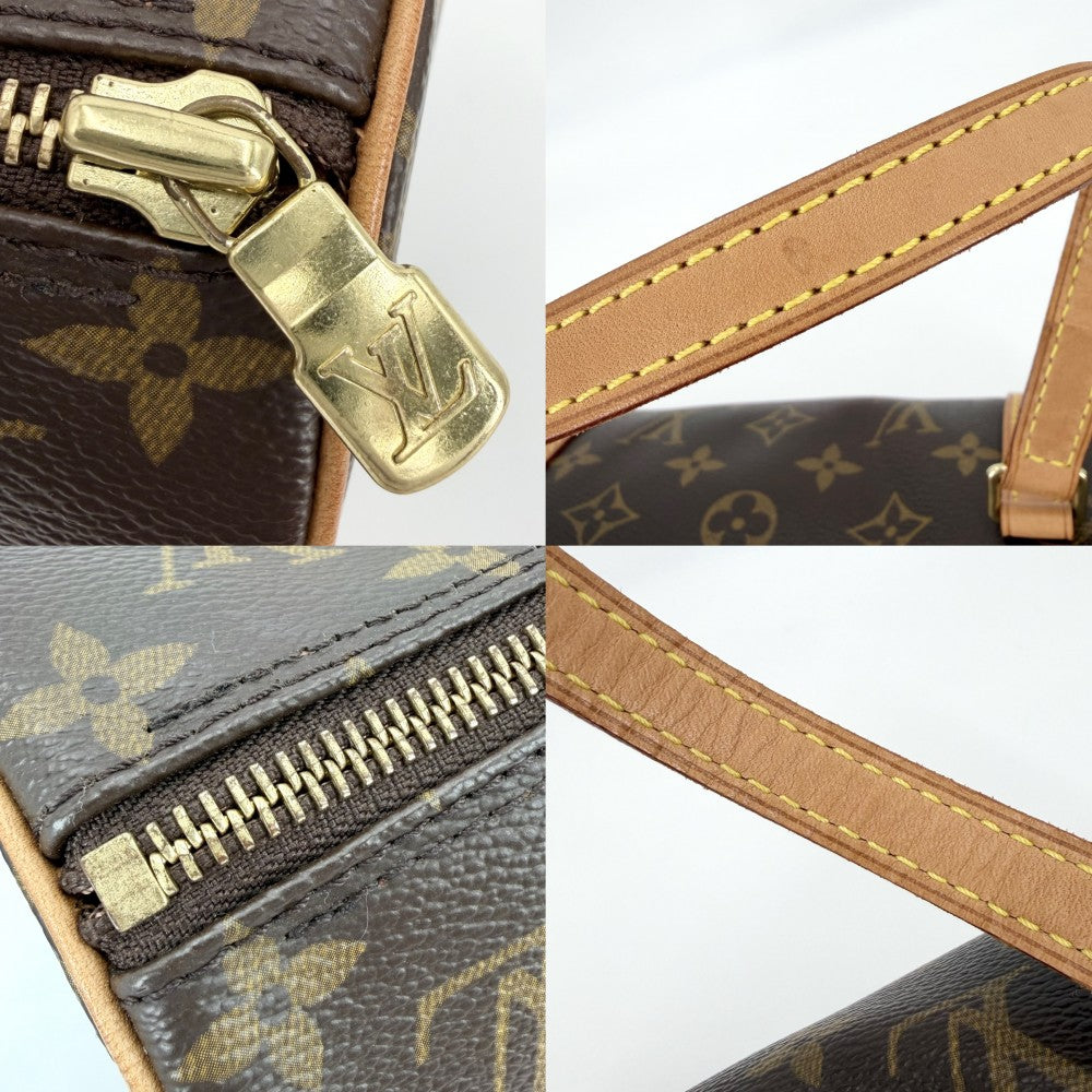LOUIS VUITTON ルイヴィトン ハンドバッグ パピヨン30 ポーチ付き GM M51385 モノグラムキャンバス ブラウン 茶 ゴールド金具 レディース【中古品】