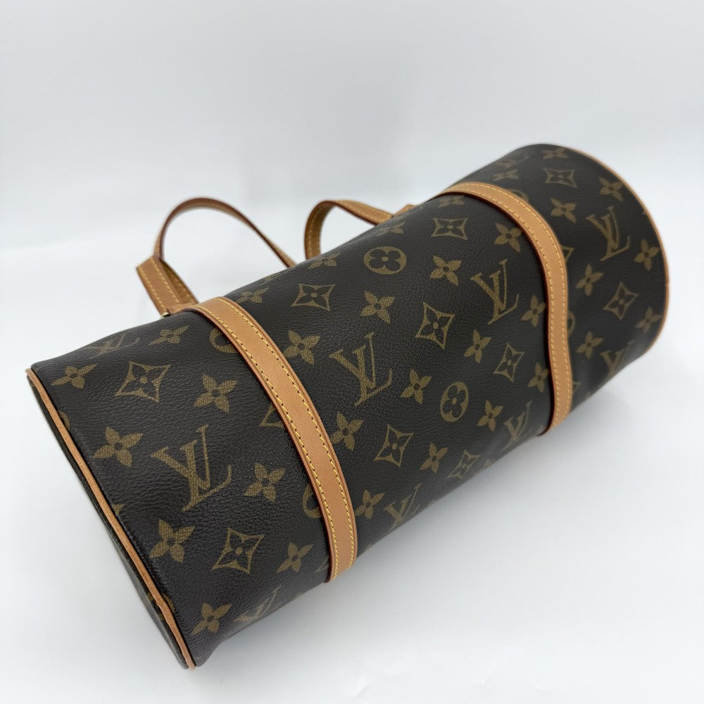 LOUIS VUITTON ルイヴィトン ハンドバッグ パピヨン30 ポーチ付き GM M51385 モノグラムキャンバス ブラウン 茶 ゴールド金具 レディース【中古品】