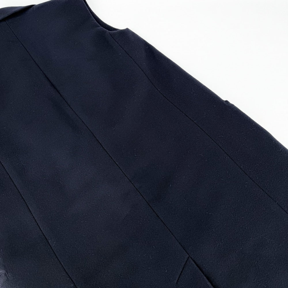 CELINE セリーヌ アウター アウター ジレ ロングベスト 服 アパレル 36 ネイビー 紺 秋 冬 ウール レディース【中古品】
