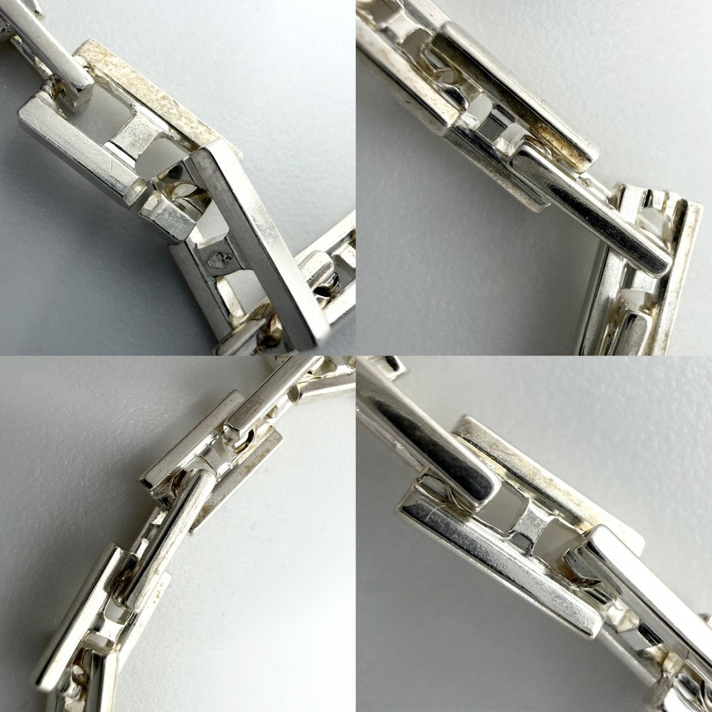 HERMES エルメス ブレスレット ヘラクレス 19 ジュエリー アクセサリー ヴィンテージ MM メンズ レディース シルバー925 ユニセックス 約8.0g【中古品】