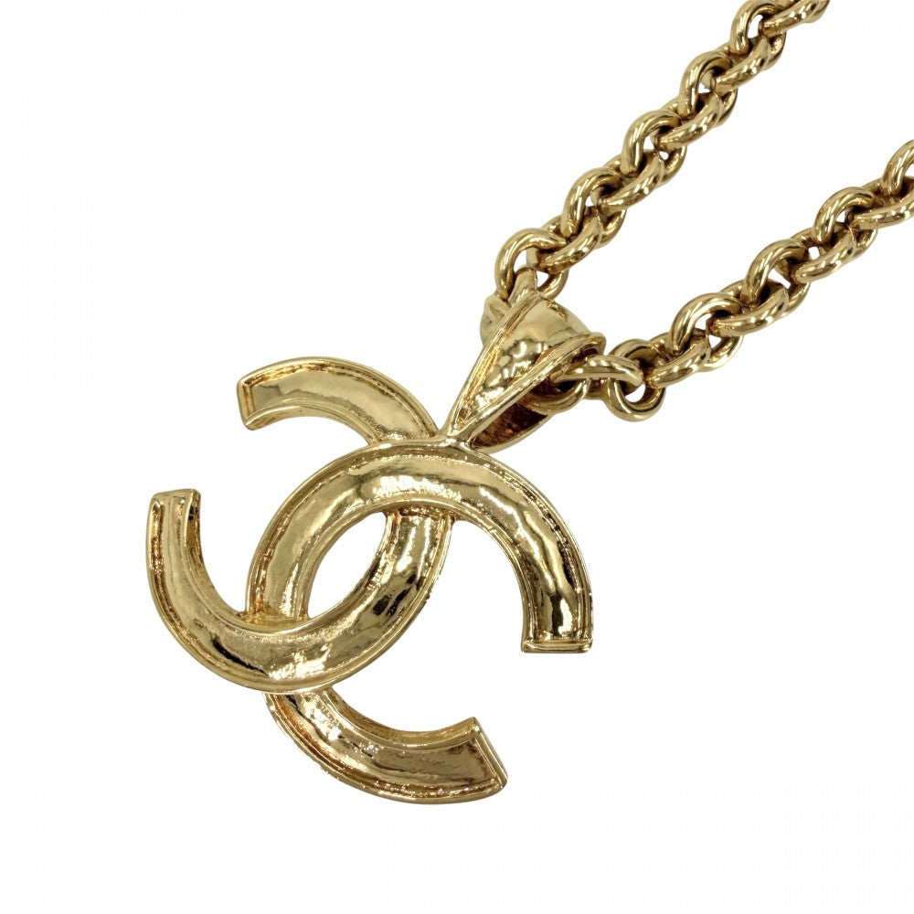 CHANEL シャネル ネックレス ココマーク ペンダント アクセサリー ヴィンテージ GP 94P ゴールド レディース 約70.7g 1994年【中古品】