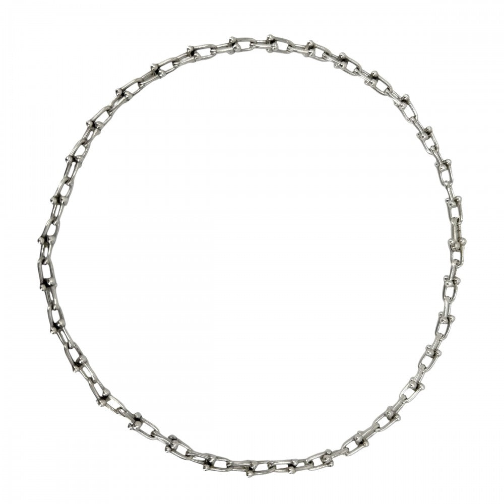 TIFFANY&Co. ティファニー ネックレス ハードウェア スモールリンク ジュエリー アクセサリー シルバー925 レディース 約42.1g【中古品】