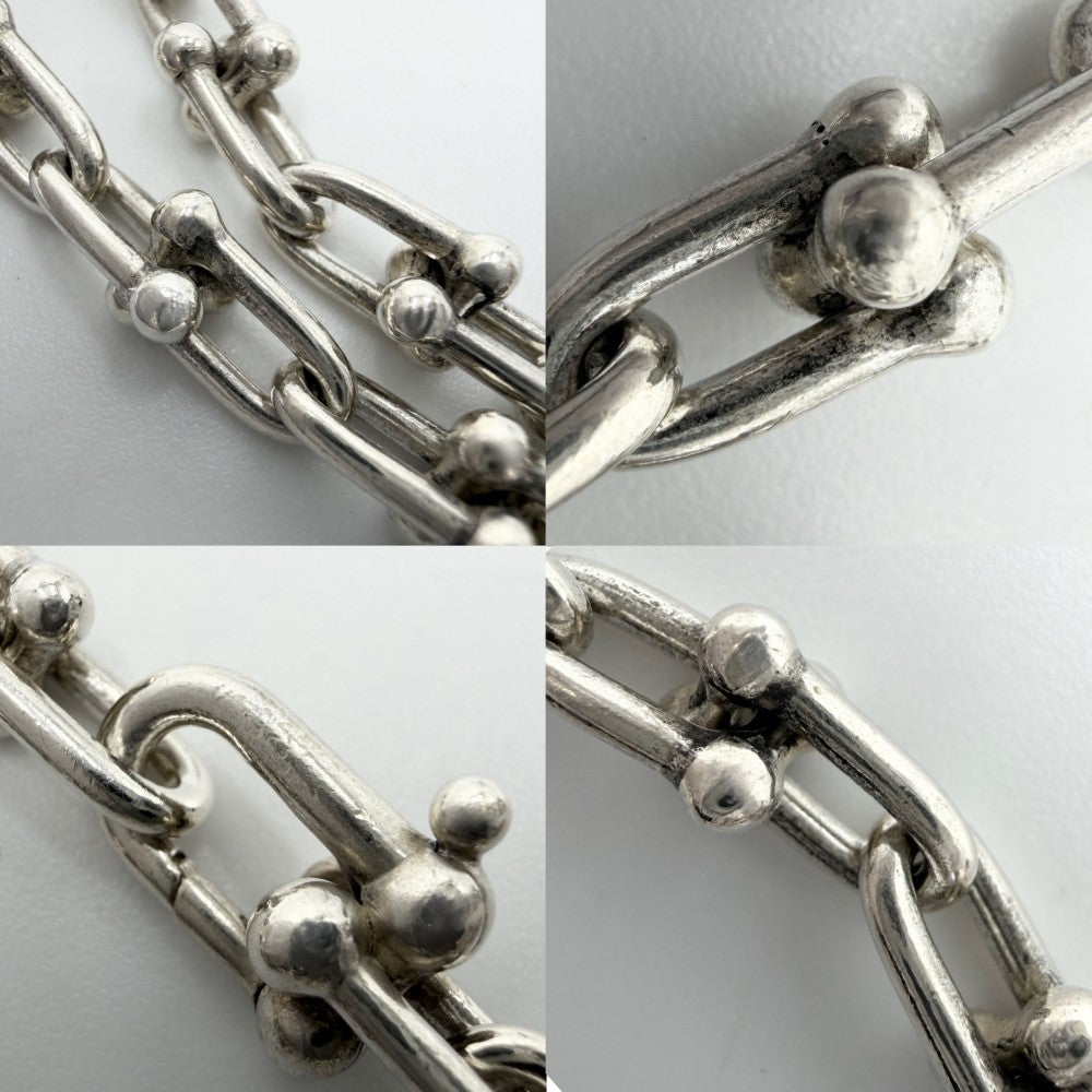 TIFFANY&Co. ティファニー ネックレス ハードウェア スモールリンク ジュエリー アクセサリー シルバー925 レディース 約42.1g【中古品】