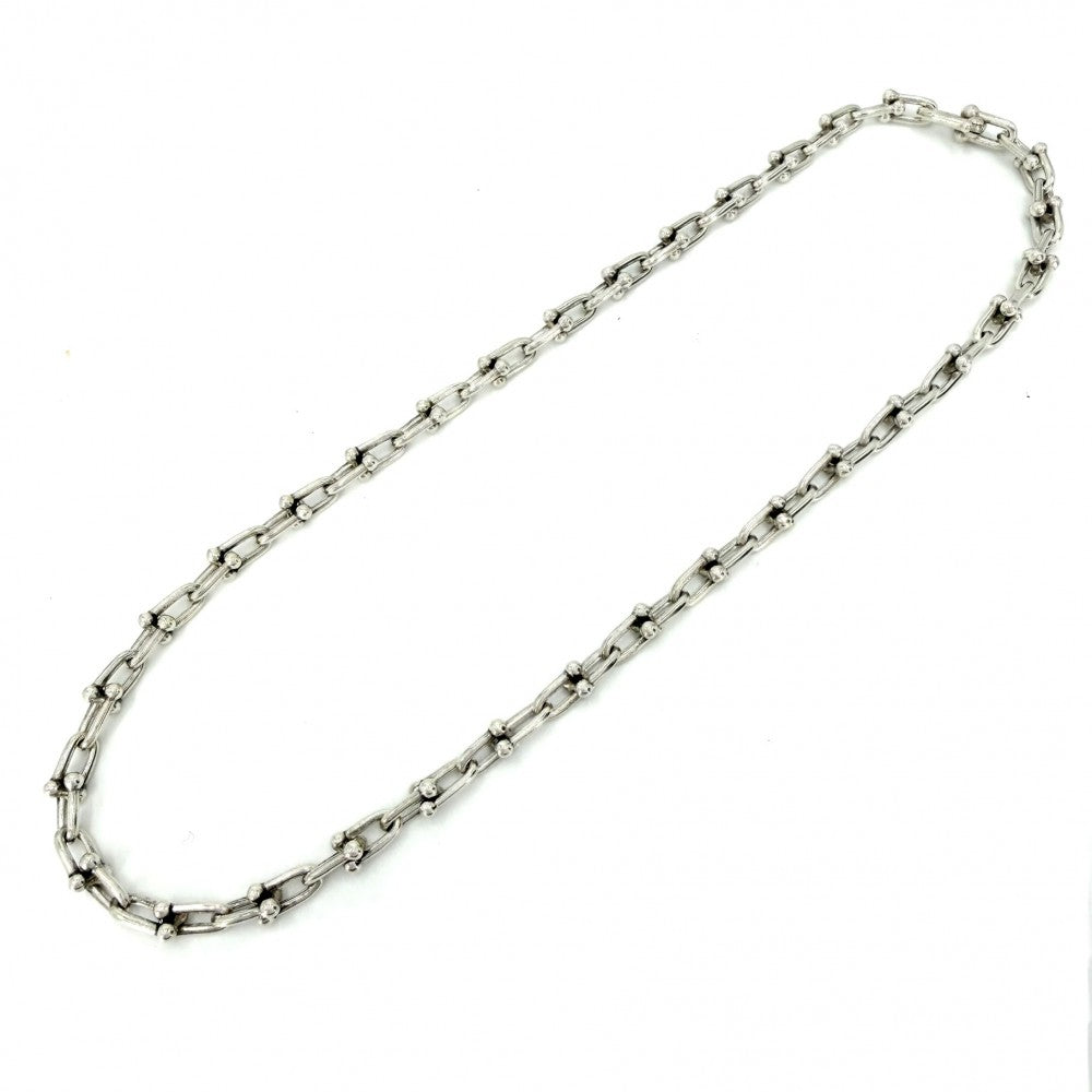 TIFFANY&Co. ティファニー ネックレス ハードウェア スモールリンク ジュエリー アクセサリー シルバー925 レディース 約42.1g【中古品】