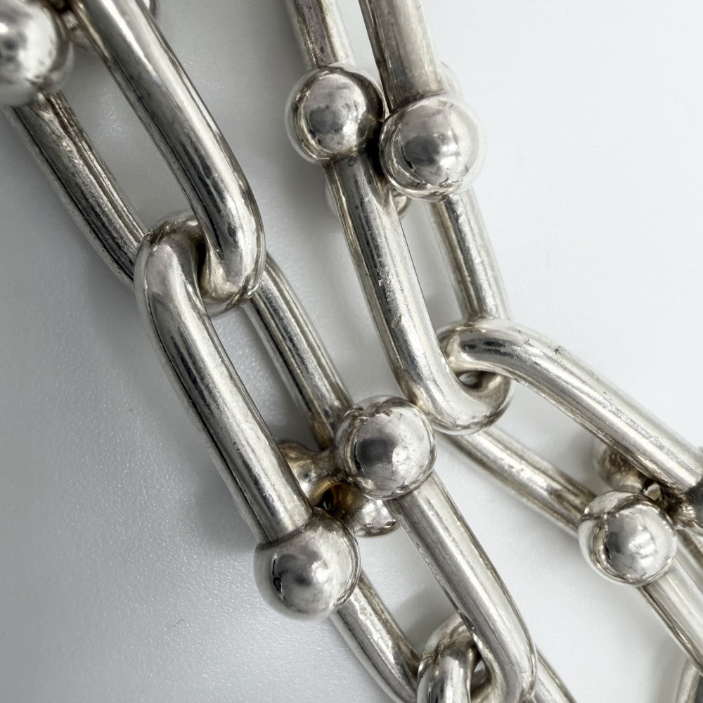 TIFFANY&Co. ティファニー ブレスレット ハードウェア ラージリンクブレスレット アクセサリー ジュエリー メンズ レディース 男女兼用 シルバー925 ユニセックス 約63.3g【中古品】