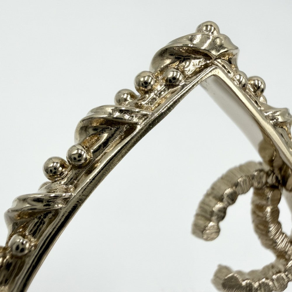 CHANEL シャネル ネックレス ココマーク ハート ペンダント アクセサリー チェーン GP ラインストーン B25P ゴールド レディース 約22.4g 2025年【中古品】