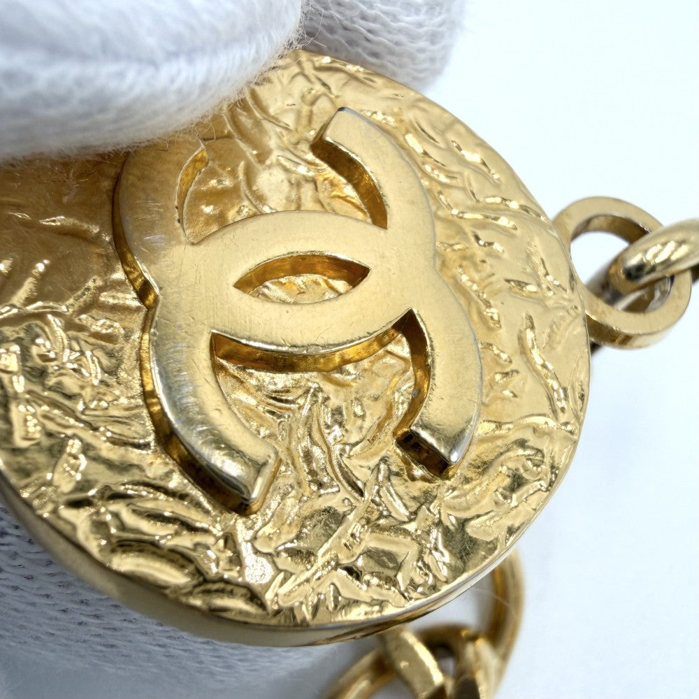 CHANEL シャネル ベルト チェーンベルト ココマーク ヴィンテージ ファッションアイテム GP ゴールド レディース 1982年【中古品】