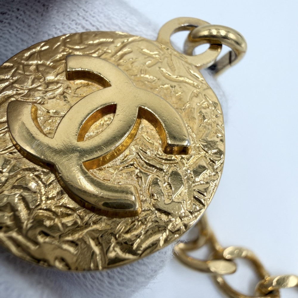 CHANEL シャネル ベルト チェーンベルト ココマーク ヴィンテージ ファッションアイテム GP ゴールド レディース 1982年【中古品】