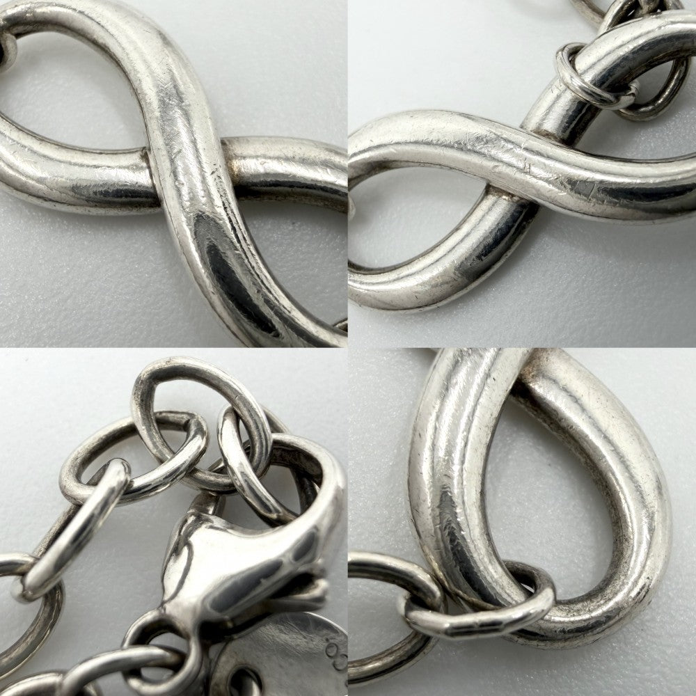 TIFFANY&Co. ティファニー ブレスレット インフィニティ ジュエリー アクセサリー シルバー925 レディース 約6.1g【中古品】