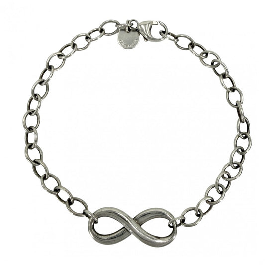 TIFFANY&Co. ティファニー ブレスレット インフィニティ ジュエリー アクセサリー シルバー925 レディース 約6.1g【中古品】