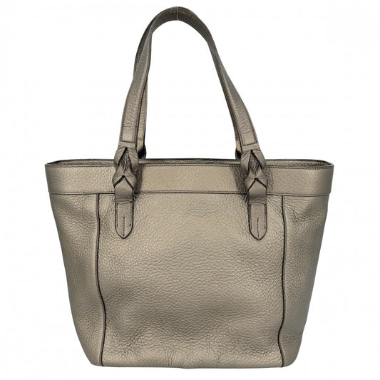 LOEWE ロエベ ハンドバッグ アナグラム フスタ トートバッグ レザー ゴールド シルバー金具 レディース【中古品】