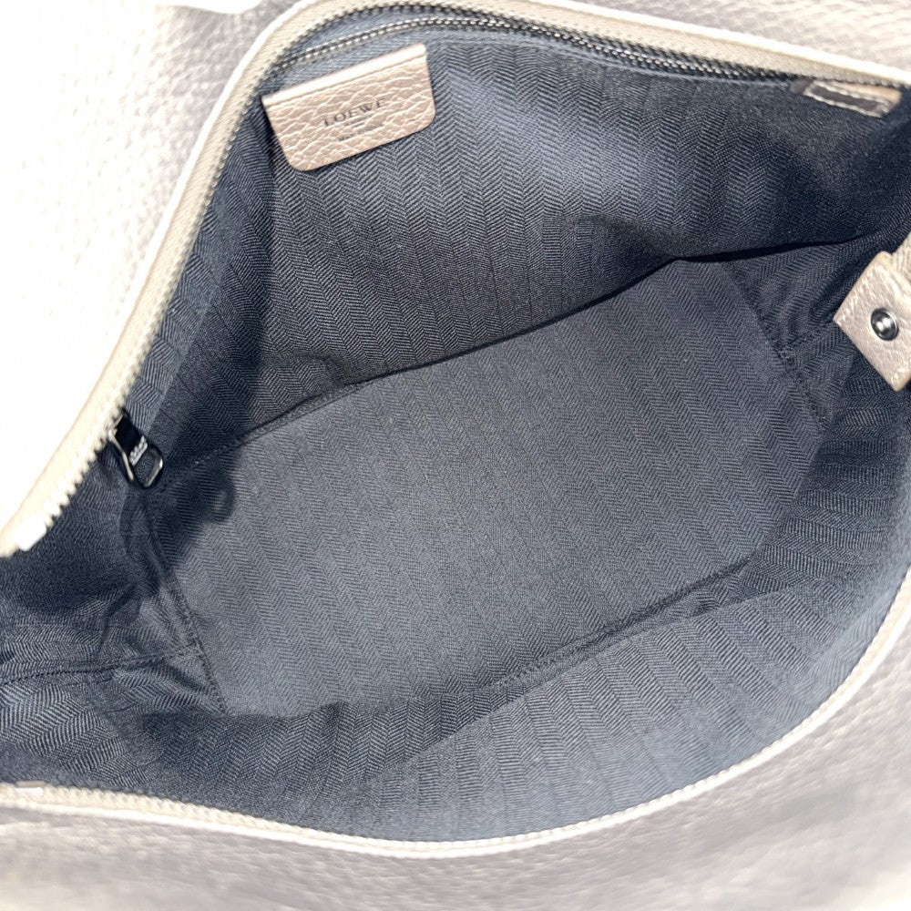 LOEWE ロエベ ハンドバッグ アナグラム フスタ トートバッグ レザー ゴールド シルバー金具 レディース【中古品】